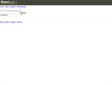 Tablet Screenshot of brownbook.net